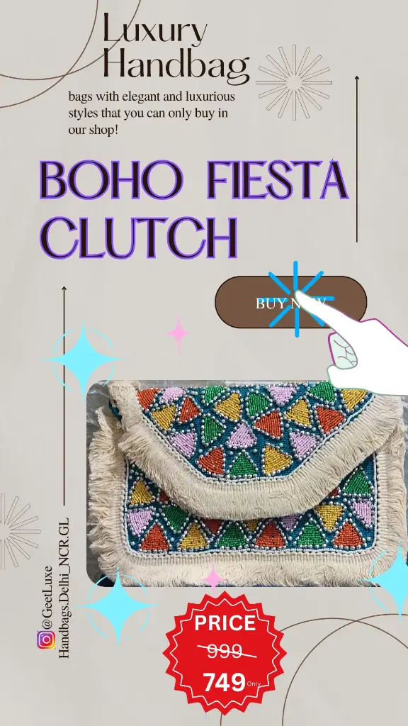 Boho Fiesta Clutch